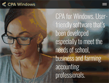 Tablet Screenshot of cpawindows.com